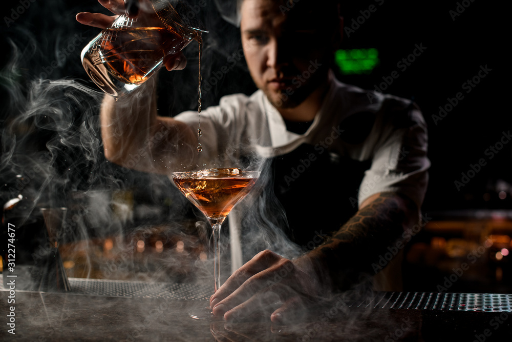 Measuring Cup Bar Stock Photo - Download Image Now - Bartender