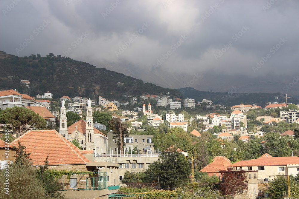 Obraz premium panoramic view of the old city