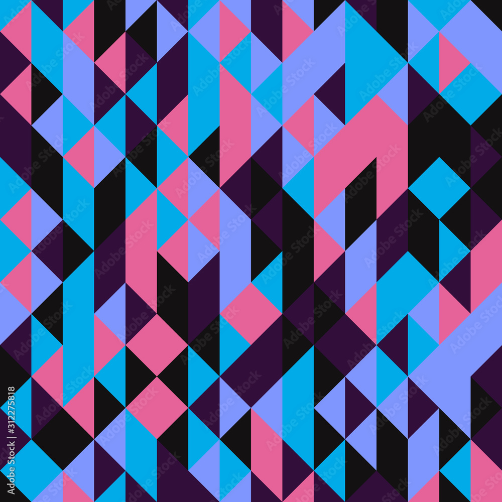 Pattern with random colored Diamonds Generative Art background illustration Pattern with random colored Diamonds Generative Art background illustration