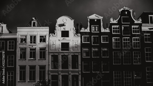 Canvas Print Entre ombres et lumières à Amsterdam