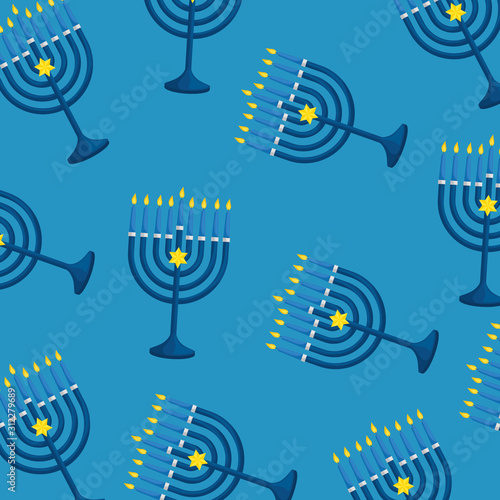 background of chandeliers with candles vector illustration design