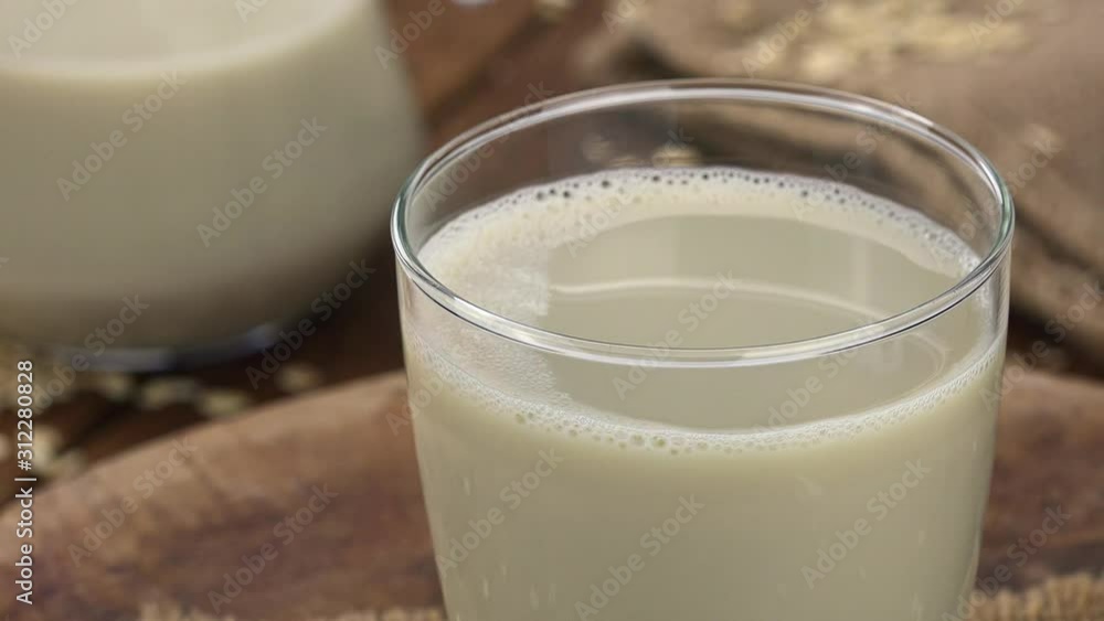 Oat milk (rotating; not seamless loopable; 4K) Oat milk (rotating; not seamless loopable; 4K)