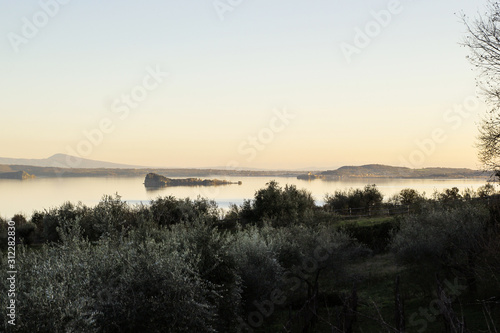  view of  bisentina island from gradoli