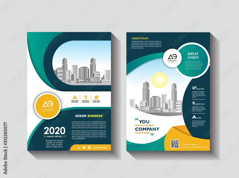 Corporate flyer, layout template. with elements and placeholder for picture. Corporate flyer, layout template. with elements and placeholder for picture.