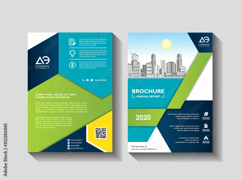 Corporate flyer, layout template. with elements and placeholder for picture. Corporate flyer, layout template. with elements and placeholder for picture.