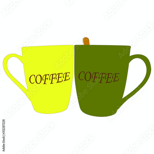 Two coffe cups