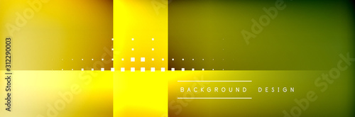 Abstract background - squares and lines composition created with lights and shadows. Technology or business digital template