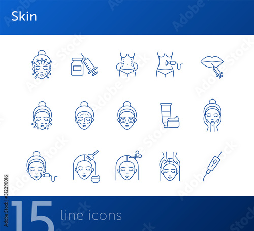 Skin icon set