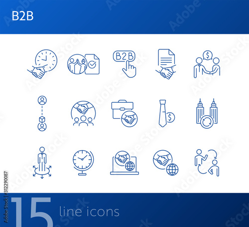 B2B icons