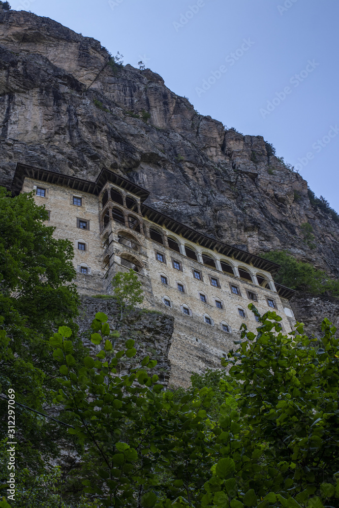 Sumela Monastery Nestled in a steep cliff at an altitude of about 1,200 metres facing the Altındere valley, it is a site of great historical and cultural significance The Monastery is one of the most 