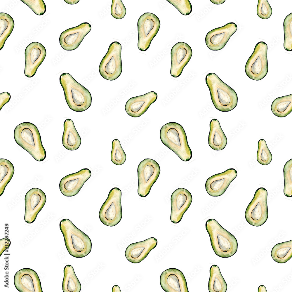 avocado pattern with animal print, leopard and Safari pattern. Avocado watercolor and marker graphics and delicate watercolor transitions avocado pattern with animal print, leopard and Safari pattern. Avocado watercolor and marker graphics and delicate watercolor transitions