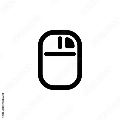 mouse icon design line style part 3 right click