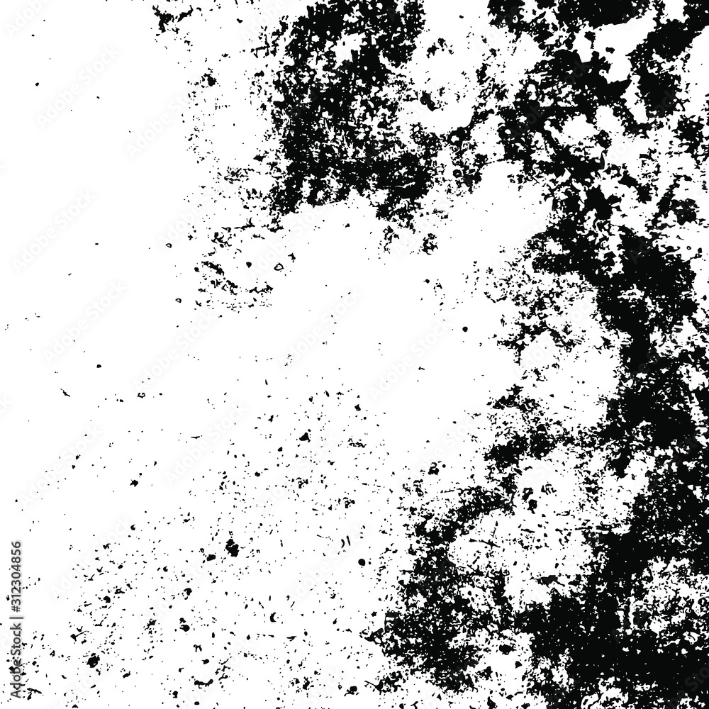 Fototapeta premium Vector grunge texture. Black and white abstract background. Eps10