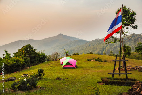 Doi Kat camping area, Nanthaburi National Park Nan Thailand