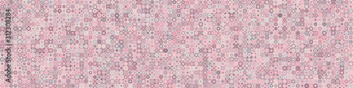 Pattern with random colored Circles Generative Art background illustration