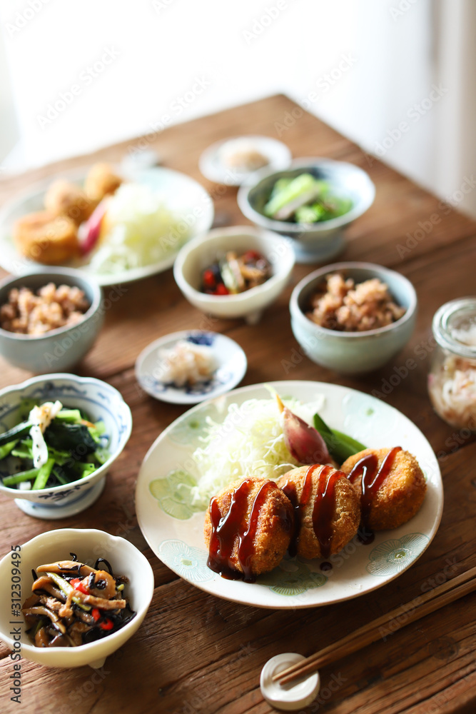 コロッケの晩御飯 コロッケの晩御飯