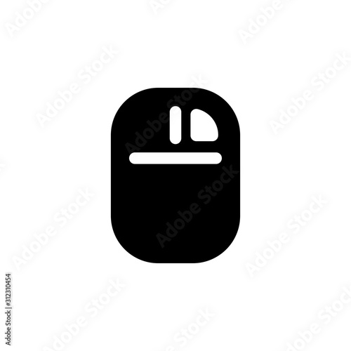 mouse icon design solid style part 3 right click