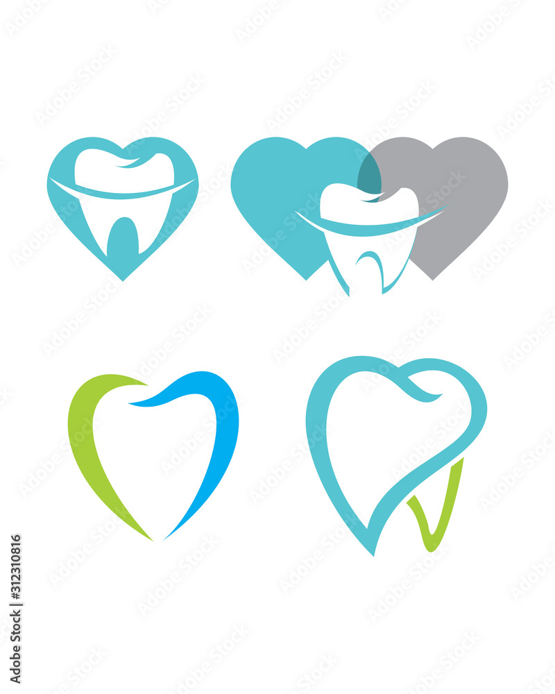 Dental Logo, Dental Smile logo, Teeth Logo Dental Logo, Dental Smile logo, Teeth Logo