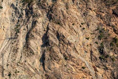 Jagged Cliff Face Background