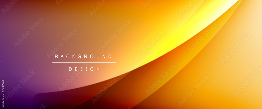 Wave liquid style lines with shadows and light on gradient background. Trendy simple fluid color gradient abstract background with dynamic straight shadow line effect Wave liquid style lines with shadows and light on gradient background. Trendy simple fluid color gradient abstract background with dynamic straight shadow line effect