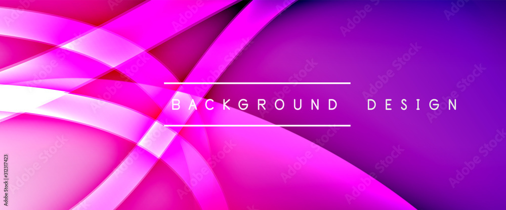 Dynamic trendy fluid color gradient abstract background with flowing wave lines. Vector Illustration Dynamic trendy fluid color gradient abstract background with flowing wave lines. Vector Illustration