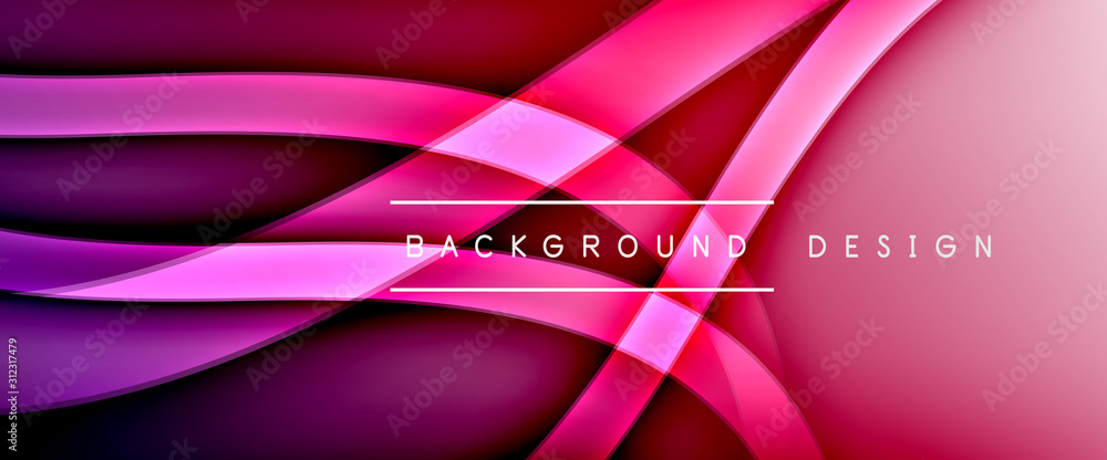 Dynamic trendy fluid color gradient abstract background with flowing ...