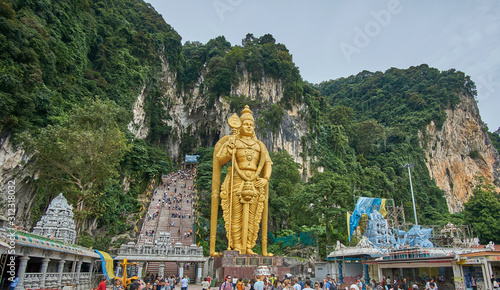 Photography Malaysia, Kuala Lumpur: Batu Caves mit Statue