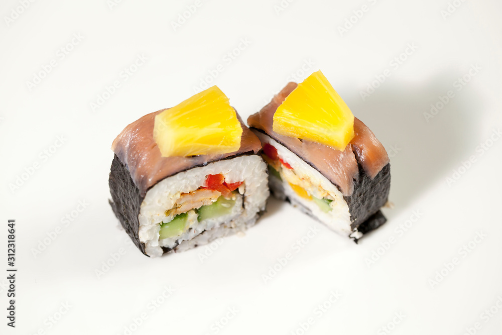 japanese sushi snack with vegetables japanese sushi snack with vegetables