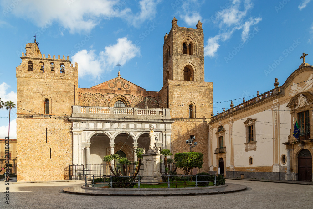 The Cathedral of Monreale (Cattedrale di Monreale), near Palermo, Sicily
