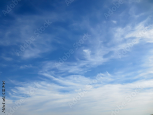 blue sky with white clouds © Mria