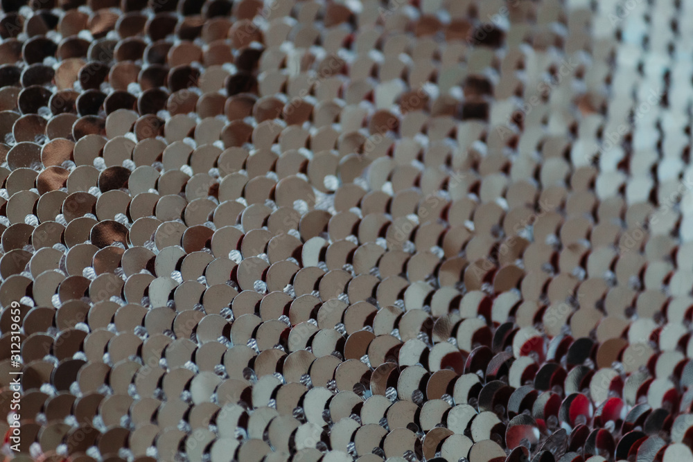 Obraz premium Closeup shot of textured metal 