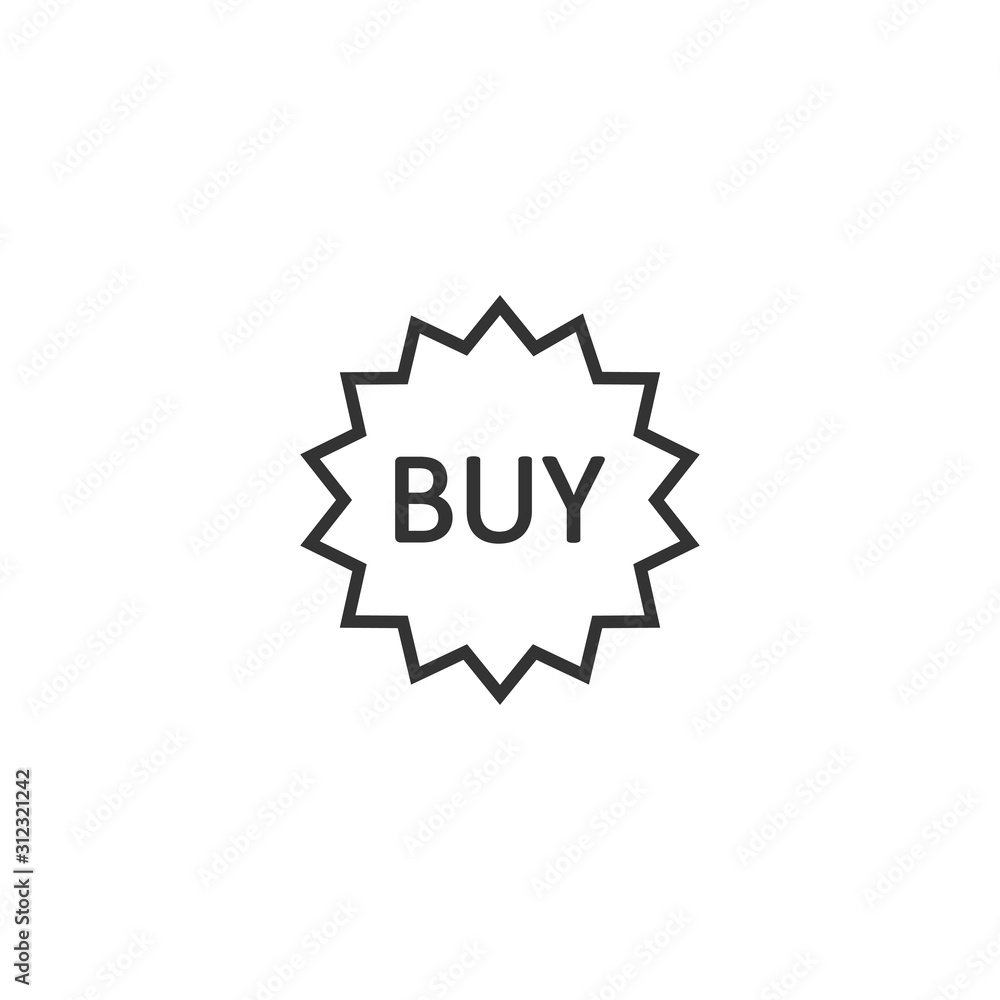 Online shopping star icon in flat style. Buy button vector illustration on white isolated background. E-commerce business concept. Online shopping star icon in flat style. Buy button vector illustration on white isolated background. E-commerce business concept.