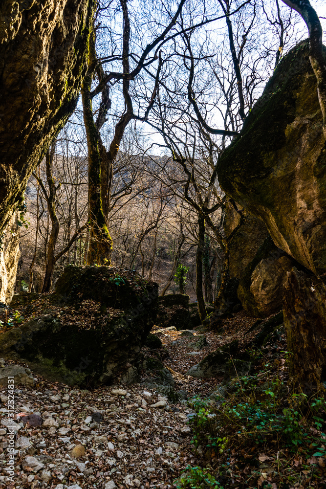 Fototapeta premium Birtvisi canyon in Georgia