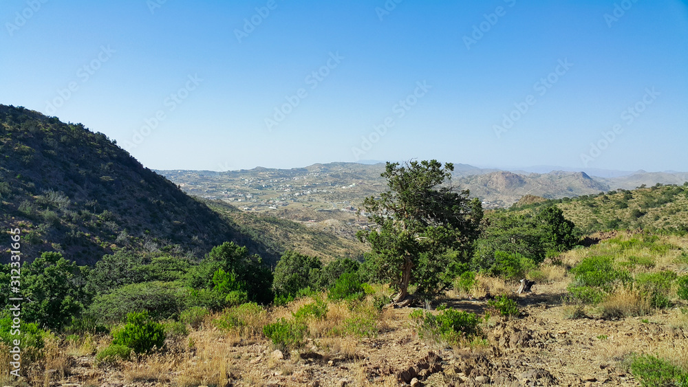 Mountains scenery - natural background - natural park - So beautiful clear blue sky - nice day