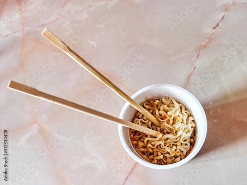 Wallpaper Mural Japanese noodles in the kitchen in a glass japanese chopsticks Torontodigital.ca