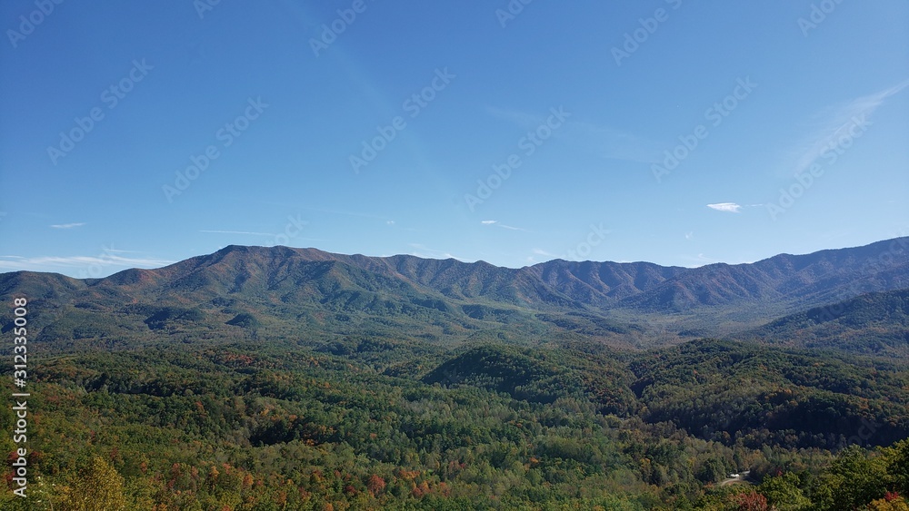 view of Tennessee mountains