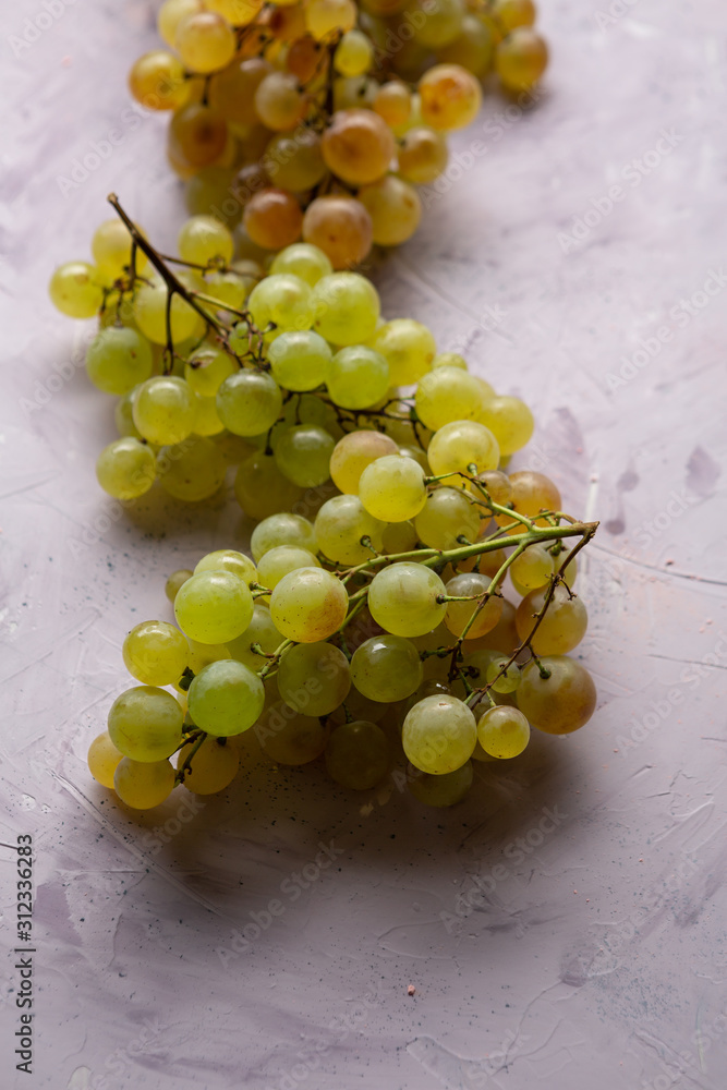 Grape green on painted background Grape green on painted background