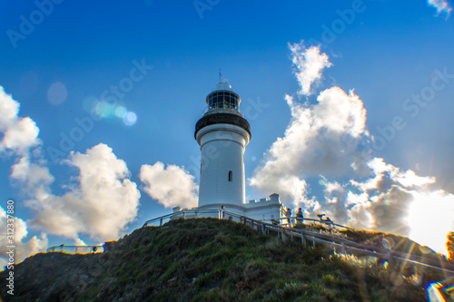 Bayron Bay light house in Austrlaia photo