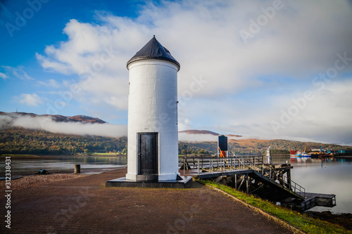 Lighthouse at Loch Linnhe, Scottish Highlands