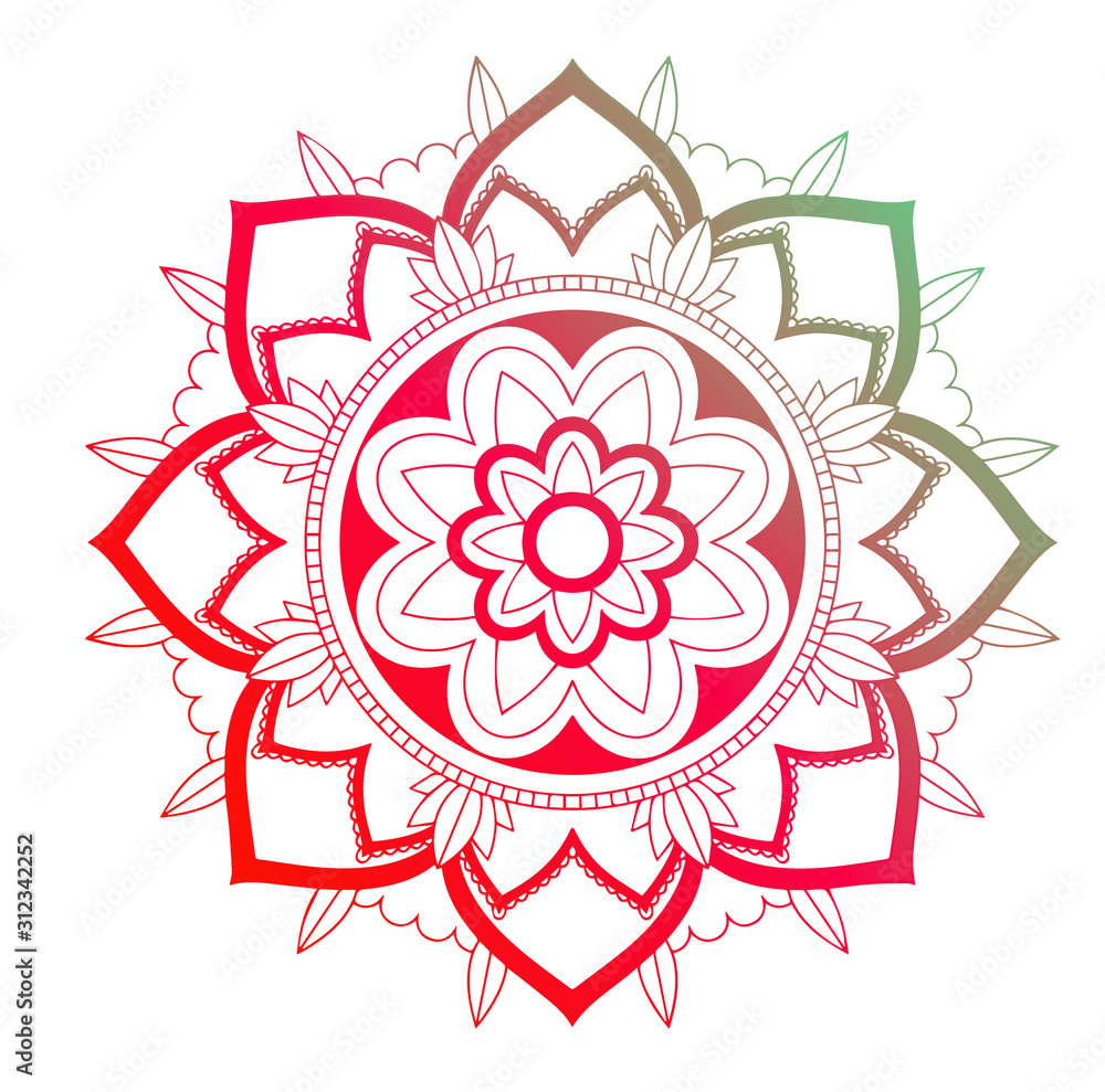 Mandala patterns on isolated background Mandala patterns on isolated background