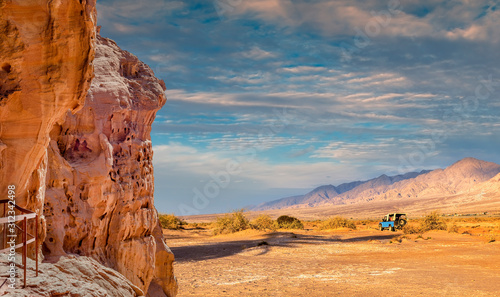 Ecotourism in stone desert areas of the Middle East
