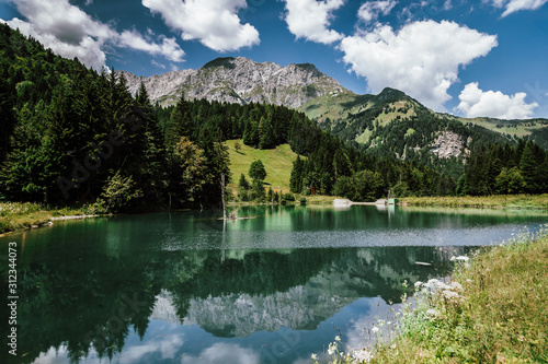 lake in mountains