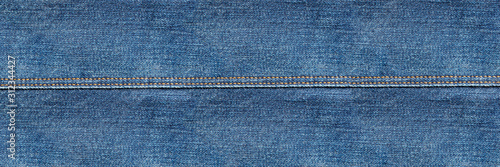 Wall Mural denim jeans leg seam detail