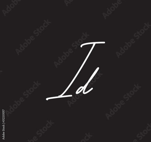 Couple Cursive Letters Initial Signature Handwriting Calligraphy © EqtaMoh