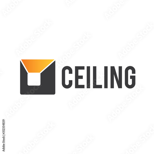 Vector logo of ceilings and stretch ceilings