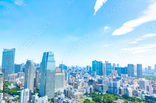 Fototapeta Naklejka Na Ścianę i Meble -  Company, Cloud, Cityscape