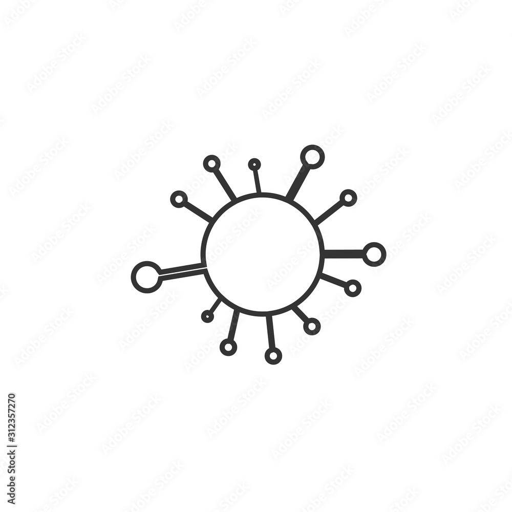 bacteria virus icon vector illustration for graphic design and websites bacteria virus icon vector illustration for graphic design and websites