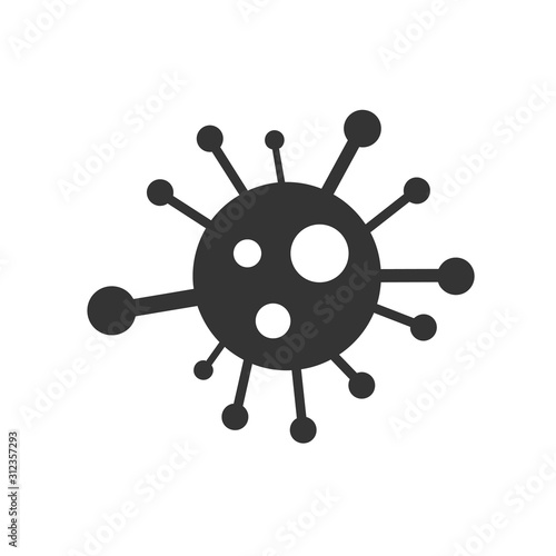 bacteria virus icon vector illustration for graphic design and websites