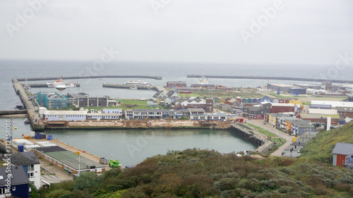Helgoland, Hafen, Panorama, Port