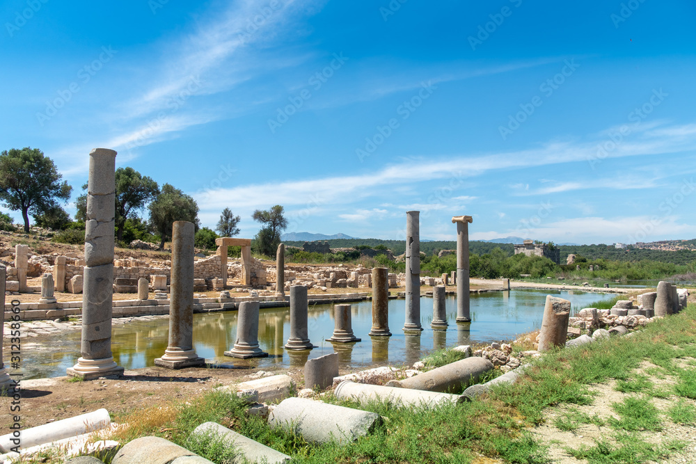 Fototapeta premium Patara City Ancient Ruins outside Kalkan City